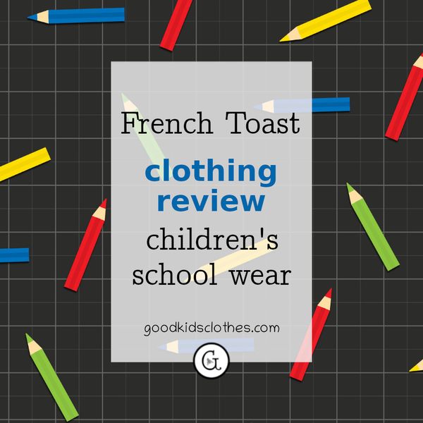 Back to school image of pencils on a quad rule background - French Toast clothing review
