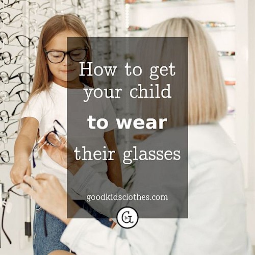 Girl selecting glasses at optometrist