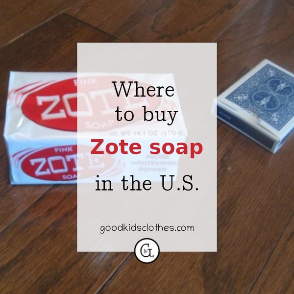 Zote soap shown next to a deck of playing cards to get an idea of its size