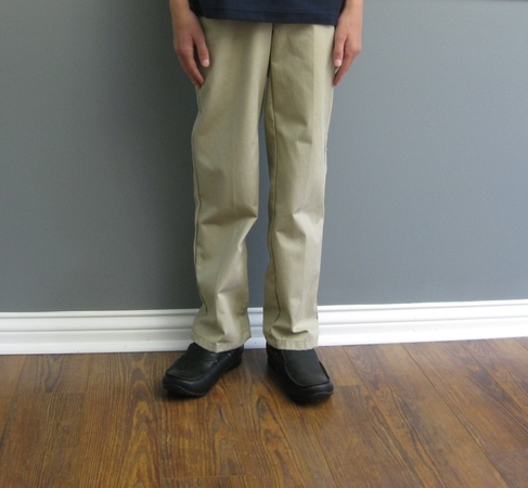 Boy's adjustable waist twill pants by French Toast