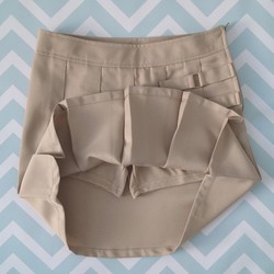 Detail of built-in shorts in the French Toast scooter skort