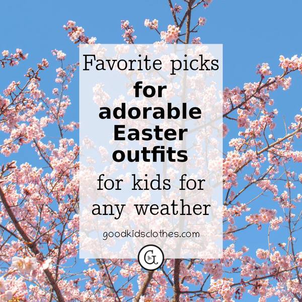 spring blossoms on tree - Easter outfit ideas for toddlers and kids