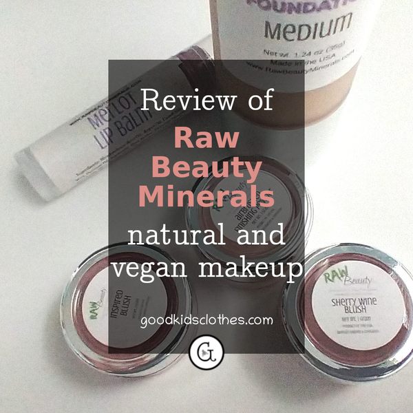 Raw Beauty Minerals makeup products
