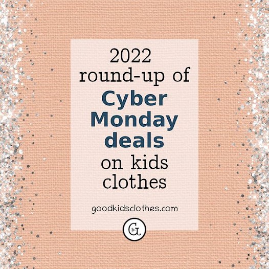 silver glitter on peach linen background - Cyber Monday deals on kids clothes 2022