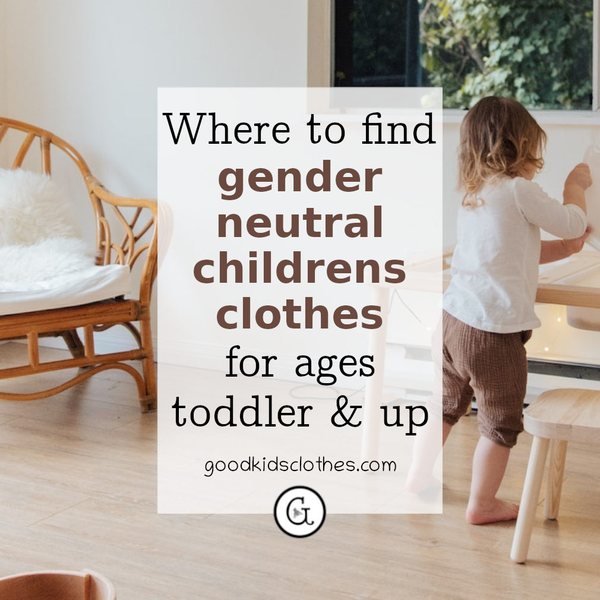 Toddler playing in neutral clothing
