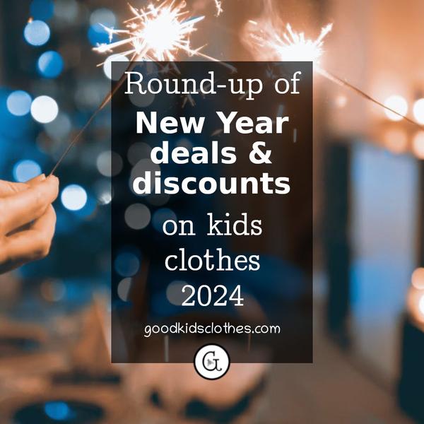 New Year 2024 sparklers - deals and discounts on children's clothes
